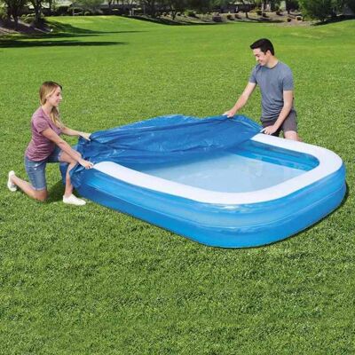 Couverture de piscine Bestway - Bleu - Couverture de piscine - Publicité Couverture de piscine Bestway - Bleu - Couverture de piscine - Publicité