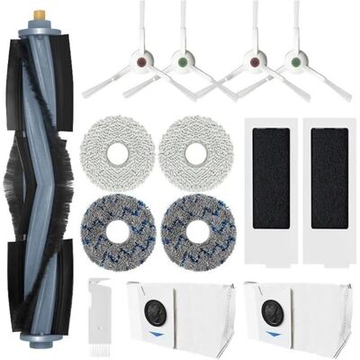 SODIAL Kit DAccessoires pour Aspirateur Robot pour Ecovacs DEEBOT T20 Omni / T20 PRO / T20 PRO plus / T20 MAX Pièces de Rechange - Publicité SODIAL Kit DAccessoires pour Aspirateur Robot pour Ecovacs DEEBOT T20 Omni / T20 PRO / T20 PRO plus / T20 MAX Pièces de Rechange - Publicité