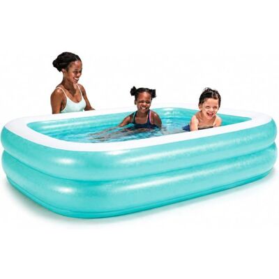 NOBRAND Bestway 54005 Inflatable Family Pool Translucent 200 x 146 x 48 cm - Publicité NOBRAND Bestway 54005 Inflatable Family Pool Translucent 200 x 146 x 48 cm - Publicité