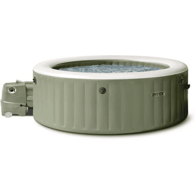 Spa gonflable INTEX - Olive - 196 x 196 x 71 cm - 4 places - Rond - 28426NP Vert - Publicité Spa gonflable INTEX - Olive - 196 x 196 x 71 cm - 4 places - Rond - 28426NP Vert - Publicité