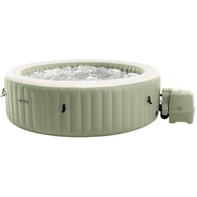 Spa gonflable INTEX - Olive - 216 x 216 x 71 cm - 6 places - Carré - 28428NP Vert - Publicité Spa gonflable INTEX - Olive - 216 x 216 x 71 cm - 6 places - Carré - 28428NP Vert - Publicité