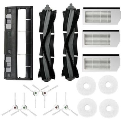 SODIAL Ecovacs Deebot X1 OMNI T10 TURBO Aspirateur Robot Filtre Brosse Principale Brosse LatéRale Vadrouille PièCes de Rechange Noir - Publicité SODIAL Ecovacs Deebot X1 OMNI T10 TURBO Aspirateur Robot Filtre Brosse Principale Brosse LatéRale Vadrouille PièCes de Rechange Noir - Publicité