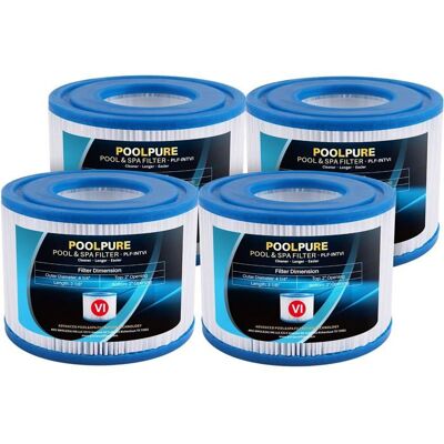 Filtres de spa - Bestway - Lot de 4 filtres - Type VI - Compatibles Coleman SaluSpa - Compatibles Bestway - Publicité Filtres de spa - Bestway - Lot de 4 filtres - Type VI - Compatibles Coleman SaluSpa - Compatibles Bestway - Publicité