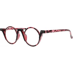 Lunettes Loupes-New Time-Lunettes de Lecture Rondes Vintage Rouges Ecailles Noires Letta - Dioptrie +4 - Rouge - Publicité Lunettes Loupes-New Time-Lunettes de Lecture Rondes Vintage Rouges Ecailles Noires Letta - Dioptrie +4 - Rouge - Publicité