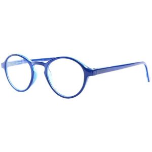 Lunettes Loupes-New Time-Lunettes de Lecture Rondes Bleues Mode Fashion Saxy - Dioptrie 15 - Bleu - Publicité Lunettes Loupes-New Time-Lunettes de Lecture Rondes Bleues Mode Fashion Saxy - Dioptrie 15 - Bleu - Publicité