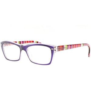 Lunettes Loupes-New Time-Lunettes de Lecture Fantaisie Violettes et Rouges Fashion Amy - Dioptrie 1 - Violet Violet - Publicité Lunettes Loupes-New Time-Lunettes de Lecture Fantaisie Violettes et Rouges Fashion Amy - Dioptrie 1 - Violet Violet - Publicité