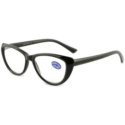 Lunettes Loupes-New Time-Lunettes Loupe Femme Noires Ilda Dioptrie +400 - Dioptrie +4 - Noir Noir - Publicité Lunettes Loupes-New Time-Lunettes Loupe Femme Noires Ilda Dioptrie +400 - Dioptrie +4 - Noir Noir - Publicité