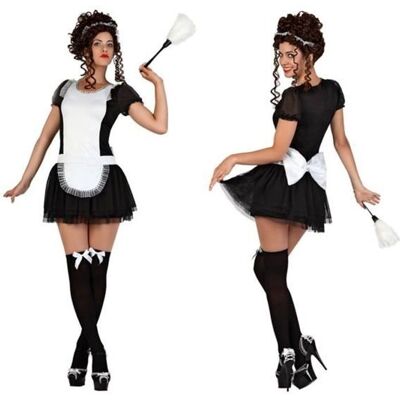 Déguisement de Soubrette ATOSA - Panoplie Adulte pour Femme Noir - Publicité Déguisement de Soubrette ATOSA - Panoplie Adulte pour Femme Noir - Publicité