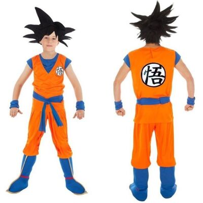 CHAKS DÉGUISEMENT SANGOKU GARÇON 11/12 ANS Orange Cuivre Mandarine Orange - Publicité CHAKS DÉGUISEMENT SANGOKU GARÇON 11/12 ANS Orange Cuivre Mandarine Orange - Publicité