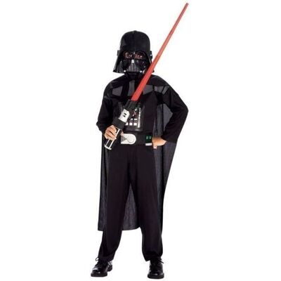 Rubies Déguisement Dark Vador - Star Wars - Kit avec combinaison cape et masque pour garçon de 8 à 10 ans Noir - Publicité Rubies Déguisement Dark Vador - Star Wars - Kit avec combinaison cape et masque pour garçon de 8 à 10 ans Noir - Publicité
