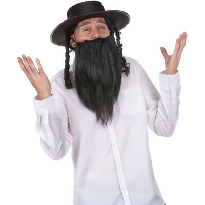DEGUISE TOI Accessoire - Chapeau rabbi adulte Noir - Publicité DEGUISE TOI Accessoire - Chapeau rabbi adulte Noir - Publicité