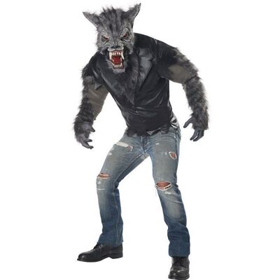 CALIFORNIA COSTUMES Déguisement loup garou en perfecto luxe adulte Noir - Publicité CALIFORNIA COSTUMES Déguisement loup garou en perfecto luxe adulte Noir - Publicité