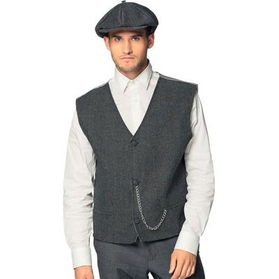 Boland Set déguisement années 20 homme Gris - Publicité Boland Set déguisement années 20 homme Gris - Publicité