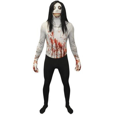 MORPHSUITS Morph Costume Clown Effrayant Déguisement Halloween Tueur Tenue Terrifiante Fêtes et Événements XXL Bleu - Publicité MORPHSUITS Morph Costume Clown Effrayant Déguisement Halloween Tueur Tenue Terrifiante Fêtes et Événements XXL Bleu - Publicité