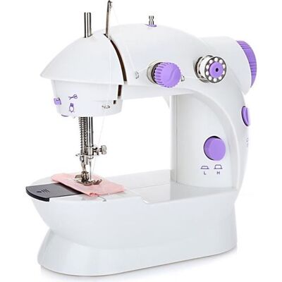 DLZAOAO Mini Machine à coudre électrique Machine de couture Multifonctionnel Réglage automatique de la Vitess Violet Violet - Publicité DLZAOAO Mini Machine à coudre électrique Machine de couture Multifonctionnel Réglage automatique de la Vitess Violet Violet - Publicité