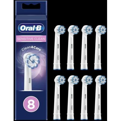 Oral-B Brossette de Rechange Sensitive Clean 8 unités - Publicité Oral-B Brossette de Rechange Sensitive Clean 8 unités - Publicité