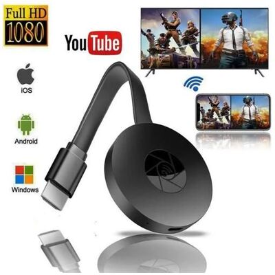 Diffuseur multimédia vidéo - Google Chromecast 2 - HDMI - Noir Noir - Publicité Diffuseur multimédia vidéo - Google Chromecast 2 - HDMI - Noir Noir - Publicité