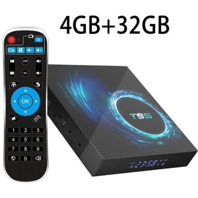 TV Box - Allwinner - NN33951-MAX T95 - 6K - Android 10.0 - 4+32G Noir - Publicité TV Box - Allwinner - NN33951-MAX T95 - 6K - Android 10.0 - 4+32G Noir - Publicité