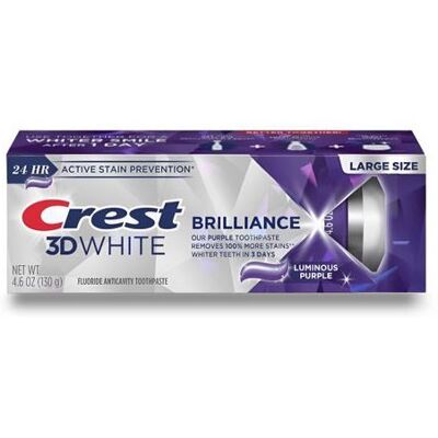 Dentifrice Blanchissant Crest 3D White 130 g - Publicité Dentifrice Blanchissant Crest 3D White 130 g - Publicité