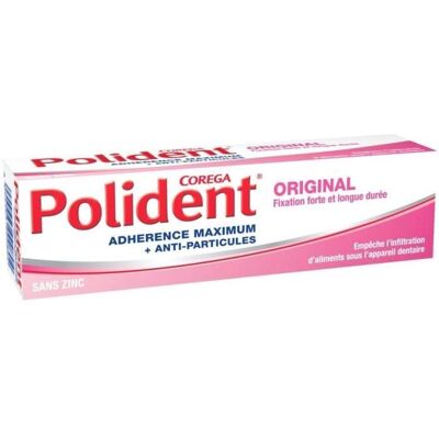 POLIDENT COREGA Crème Adhérence maximum originale - 40g - Publicité POLIDENT COREGA Crème Adhérence maximum originale - 40g - Publicité