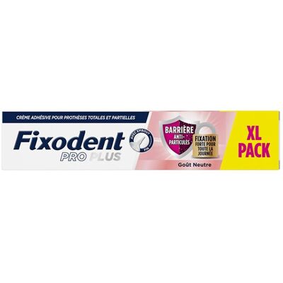 Fixodent Pro Plus Colle pour Prothèses - Crème Adhésive - Publicité Fixodent Pro Plus Colle pour Prothèses - Crème Adhésive - Publicité