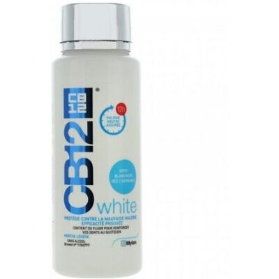 CB12 White bain de bouche 250ml - Publicité CB12 White bain de bouche 250ml - Publicité