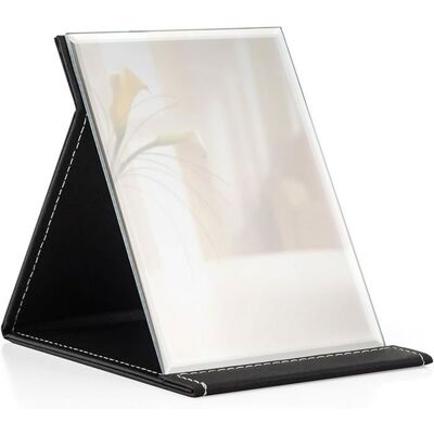 DMI Miroir de Voyage Pliable Ultraplat Rectangulaire 12 5x17cm Format Poche avec Réglage Inclinaison PU pour Camping Maison - Publicité DMI Miroir de Voyage Pliable Ultraplat Rectangulaire 12 5x17cm Format Poche avec Réglage Inclinaison PU pour Camping Maison - Publicité