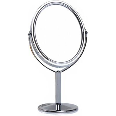 AMRINUGL Miroir cosmétique double face rotatif support grossissant pied Label - Publicité AMRINUGL Miroir cosmétique double face rotatif support grossissant pied Label - Publicité