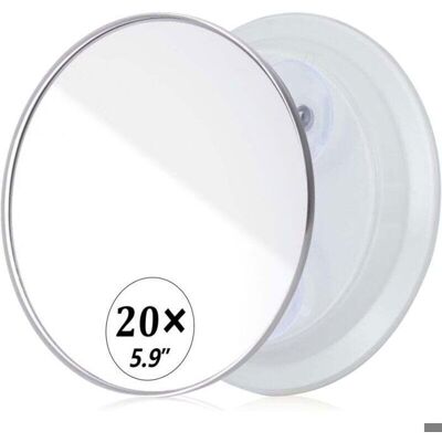 WORLDWIDE Miroir grossissant x20Miroir grossissant x20Ventouse comme Miroir de Maquillage mganifiantMiroir de Poche pour - Publicité WORLDWIDE Miroir grossissant x20Miroir grossissant x20Ventouse comme Miroir de Maquillage mganifiantMiroir de Poche pour - Publicité