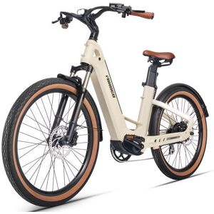 Vélo Électrique - MIHOGO - AIR MAX - Cadre Carbone - Double Batterie - 206km Autonomie Beige - Publicité Vélo Électrique - MIHOGO - AIR MAX - Cadre Carbone - Double Batterie - 206km Autonomie Beige - Publicité