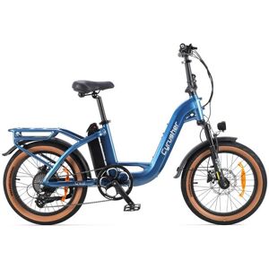 Vélo électrique Cyrusher Nova batterie 36 V 15 Ah 8 vitesses bleu Bleu - Publicité Vélo électrique Cyrusher Nova batterie 36 V 15 Ah 8 vitesses bleu Bleu - Publicité