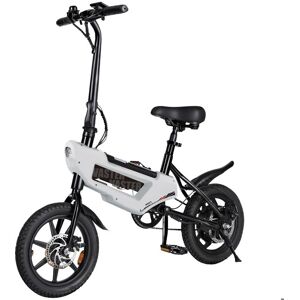 Vélo Électrique Pliable AVDL A01 14 Batterie Amovible Léger Urbain Blanc Blanc - Publicité Vélo Électrique Pliable AVDL A01 14 Batterie Amovible Léger Urbain Blanc Blanc - Publicité