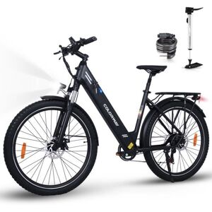 COLORWAY vélo électrique VAE Noir VTT électrique 27.5 Ville E-Bike Batterie au Lithium Amovible 36V15AH Shimano 7 Vitesses Noir - Publicité COLORWAY vélo électrique VAE Noir VTT électrique 27.5 Ville E-Bike Batterie au Lithium Amovible 36V15AH Shimano 7 Vitesses Noir - Publicité