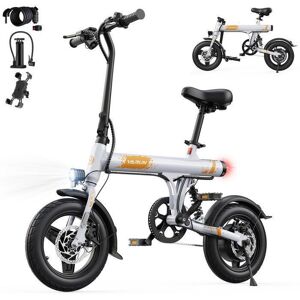 VARUN C14-1- Vélo électrique pliable - Roues de 14 pouces - Moteur 250 W vitesse maximale 25 km/h - Batterie 36 V 2808 Wh -Blanc Blanc - Publicité VARUN C14-1- Vélo électrique pliable - Roues de 14 pouces - Moteur 250 W vitesse maximale 25 km/h - Batterie 36 V 2808 Wh -Blanc Blanc - Publicité