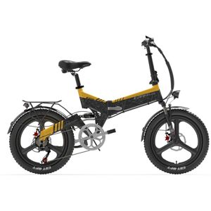 Vélo électrique pliant Lankeleisi G650 batterie lithium-ion 128 Ah Jaune Jaune - Publicité Vélo électrique pliant Lankeleisi G650 batterie lithium-ion 128 Ah Jaune Jaune - Publicité