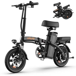 URLIFR F1L - Vélo Électrique Pliable - Roues 14 - Moteur 500W 25km/h - Batterie 48V 7.5Ah - Autonomie 60km (Mode ASSIST) - Noir Noir - Publicité URLIFR F1L - Vélo Électrique Pliable - Roues 14 - Moteur 500W 25km/h - Batterie 48V 7.5Ah - Autonomie 60km (Mode ASSIST) - Noir Noir - Publicité