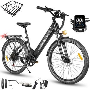 2025 Samebike A01 Pro - Vélo électrique 26 - Moteur 500W - Batterie 36V 15Ah 35KM/h- Autonomie 90 km - Shimano 7 Vitesses - Noir Noir - Publicité 2025 Samebike A01 Pro - Vélo électrique 26 - Moteur 500W - Batterie 36V 15Ah 35KM/h- Autonomie 90 km - Shimano 7 Vitesses - Noir Noir - Publicité