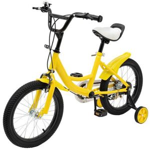 OUKANING Vélo pour Enfants 16 Pouces (Jaune) - Vélo de Ville pour Enfants pour Enfants de 5-8 Ans - Vélo Enfants en Acier au Carbone 16 Jaune - Publicité OUKANING Vélo pour Enfants 16 Pouces (Jaune) - Vélo de Ville pour Enfants pour Enfants de 5-8 Ans - Vélo Enfants en Acier au Carbone 16 Jaune - Publicité