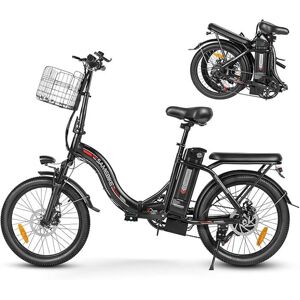 Vélo Électrique Pliant - SAMEBIKE - CY20-FT-BK - 250W - 20 Pouces - Autonomie 60-110 km Noir - Publicité Vélo Électrique Pliant - SAMEBIKE - CY20-FT-BK - 250W - 20 Pouces - Autonomie 60-110 km Noir - Publicité