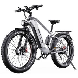 Vélo Électrique Tout Terrain DUOTTS F26 - Moteur 1500W Autonomie 120km Pneus 26x4.0 Pouces Argent-Blanc Blanc - Publicité Vélo Électrique Tout Terrain DUOTTS F26 - Moteur 1500W Autonomie 120km Pneus 26x4.0 Pouces Argent-Blanc Blanc - Publicité