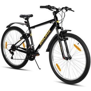 Hiland 27.5 Pouces Vélo VTT 18 Vitesses Unisexe/Adulte Freins en V,Cadre en Acier au Carbone Pour Ville et Loisirs Noir Noir - Publicité Hiland 27.5 Pouces Vélo VTT 18 Vitesses Unisexe/Adulte Freins en V,Cadre en Acier au Carbone Pour Ville et Loisirs Noir Noir - Publicité