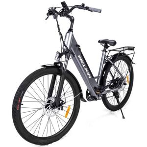 Vélo électrique WELKIN Moteur 500W Batterie 36V 18AH 25KM/H Autonomie 120KM Envoyer panier de voiture avant Gris Gris - Publicité Vélo électrique WELKIN Moteur 500W Batterie 36V 18AH 25KM/H Autonomie 120KM Envoyer panier de voiture avant Gris Gris - Publicité