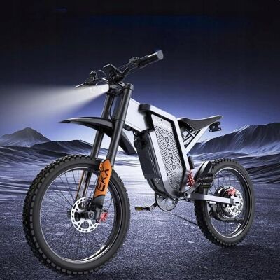 19*2 Vélo électrique EKX X21 MAX noir moteur 3000W batterie 60V 30Ah vitesse 75 km/h suspension intégrale freins hydrauliques Noir - Publicité 19*2 Vélo électrique EKX X21 MAX noir moteur 3000W batterie 60V 30Ah vitesse 75 km/h suspension intégrale freins hydrauliques Noir - Publicité