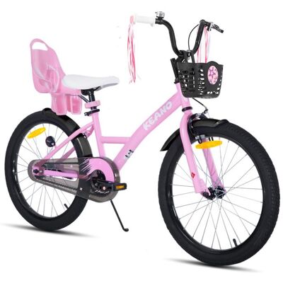 Vélos pour enfants - JOYSTAR - 20 pouces - Rose - Siège arrière pour poupée - Panier noir Rose - Publicité Vélos pour enfants - JOYSTAR - 20 pouces - Rose - Siège arrière pour poupée - Panier noir Rose - Publicité