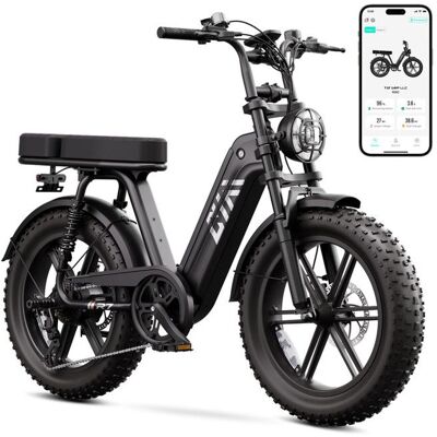 Vélo Électrique TST R7 - Moteur 1200W - Batterie 48V15Ah - Autonomie 90km Vitesse 45km/h - 20×4.0 Tout-Terrain Freins Hydrauliques - Publicité Vélo Électrique TST R7 - Moteur 1200W - Batterie 48V15Ah - Autonomie 90km Vitesse 45km/h - 20×4.0 Tout-Terrain Freins Hydrauliques - Publicité