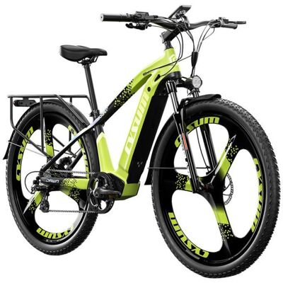 Vélo Électrique CYSUM CM520 29 Pouces - Moteur Sans Balais 48 V 500 W - Batterie Amovible 14 Ah - Autonomie de 50 à 70 km - Vert - Publicité Vélo Électrique CYSUM CM520 29 Pouces - Moteur Sans Balais 48 V 500 W - Batterie Amovible 14 Ah - Autonomie de 50 à 70 km - Vert - Publicité