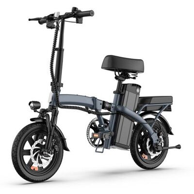 SMARTAI URLIFE F1L - Vélo électrique pliable 14“ - Moteur 350W Batterie Amovible 48V 7.5Ah - Autonomie 50km - Freins à disque Bleu Gris - Publicité SMARTAI URLIFE F1L - Vélo électrique pliable 14“ - Moteur 350W Batterie Amovible 48V 7.5Ah - Autonomie 50km - Freins à disque Bleu Gris - Publicité