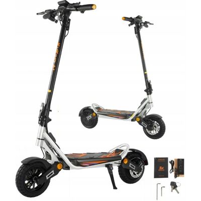 Trottinette électrique Kukirin A1 nouvelle édition 2025 moteur 1000 W batterie 48 V 13 Ah pneus de 10 pouces 45 km/h Gris - Publicité Trottinette électrique Kukirin A1 nouvelle édition 2025 moteur 1000 W batterie 48 V 13 Ah pneus de 10 pouces 45 km/h Gris - Publicité