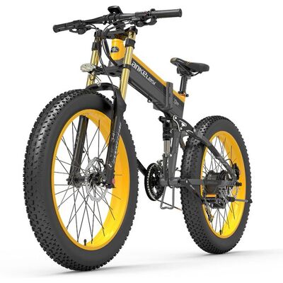 Vélo à assistance électrique LANKELEISI-XT750 PLUS moteur de 1 000 W batterie 48 V 175 Ah autonomie de 120 km Jaune - Publicité Vélo à assistance électrique LANKELEISI-XT750 PLUS moteur de 1 000 W batterie 48 V 175 Ah autonomie de 120 km Jaune - Publicité