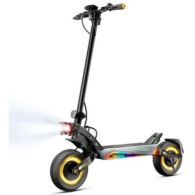 Trottinette éLectrique isinwheel GT4 Pour Adulte Moteur 1200 W X 2 Pneus 12 Pouces Tout-Terrain Batterie 52 V 182 Ah Pliable Noir - Publicité Trottinette éLectrique isinwheel GT4 Pour Adulte Moteur 1200 W X 2 Pneus 12 Pouces Tout-Terrain Batterie 52 V 182 Ah Pliable Noir - Publicité